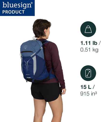 Sportlite 20L Lightweight Hiking Backpack for Men and Women - Everyday Hiking Bag - Travel Daypack, Torrent Blue