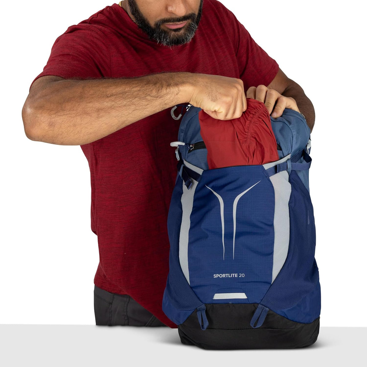 Sportlite 20L Lightweight Hiking Backpack for Men and Women - Everyday Hiking Bag - Travel Daypack, Torrent Blue