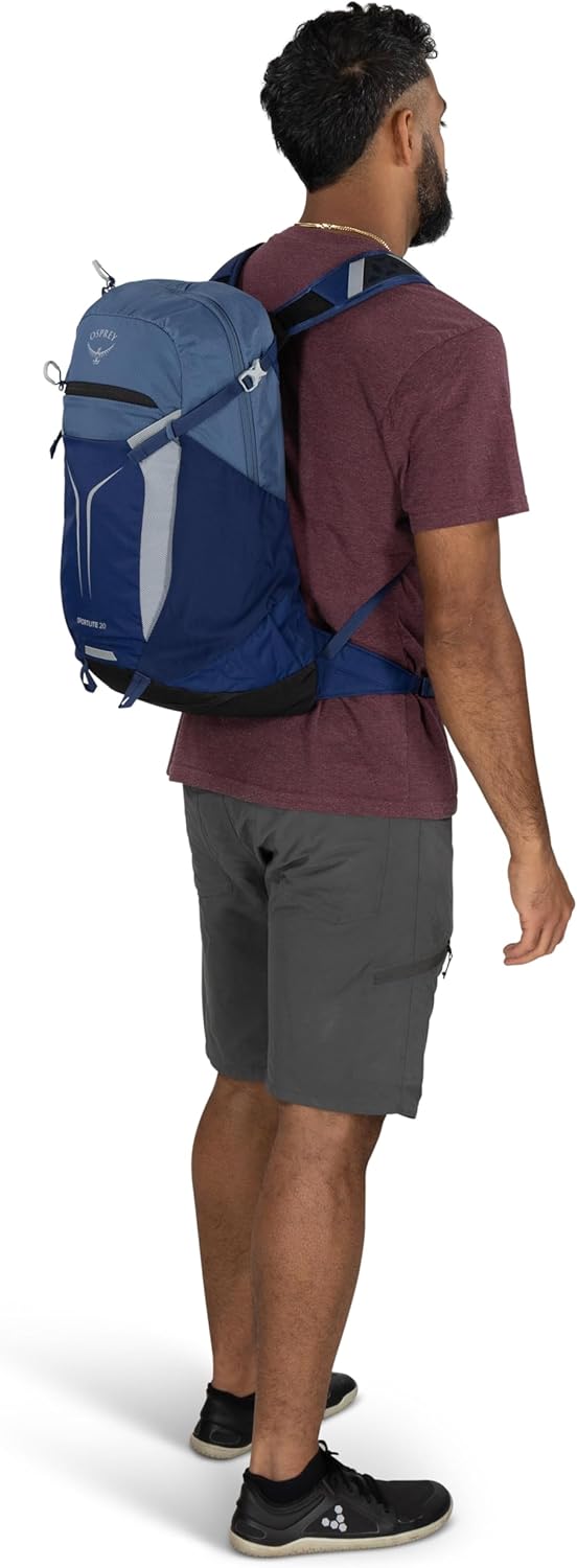 Sportlite 20L Lightweight Hiking Backpack for Men and Women - Everyday Hiking Bag - Travel Daypack, Torrent Blue
