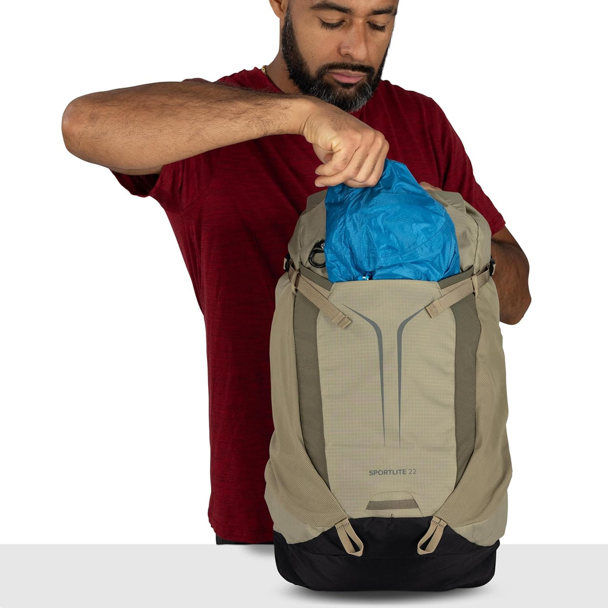 Sportlite 20L Lightweight Hiking Backpack for Men and Women - Everyday Hiking Bag - Travel Daypack, Torrent Blue