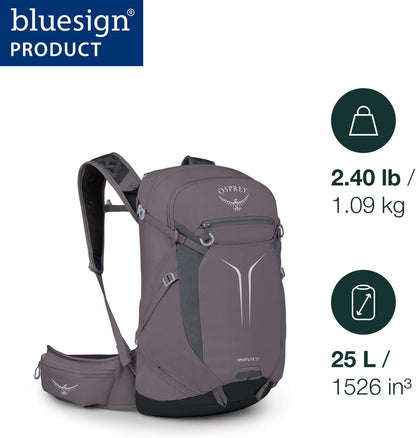 Sportlite 20L Lightweight Hiking Backpack for Men and Women - Everyday Hiking Bag - Travel Daypack, Torrent Blue