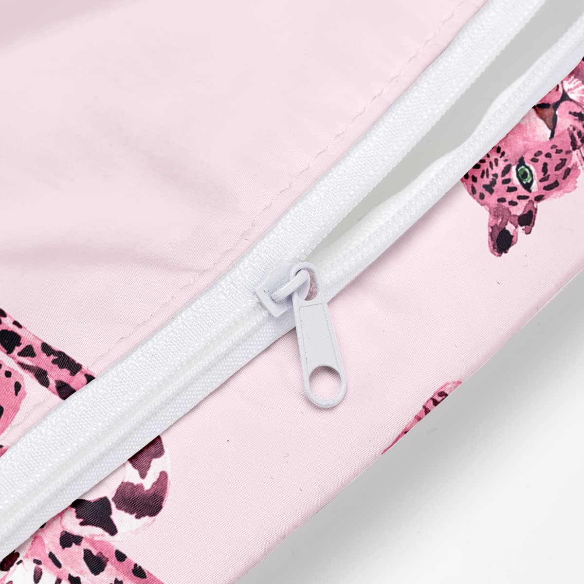 Wet Dry Bag, Wet Bag for Swimsuit, Travel, Beach, Pool, Diapers, Dirty Gym Clothes, Makeup Bag, Camping Accessories, Waterproof Reusable Jungle Tropical Leaves Cheetah Print