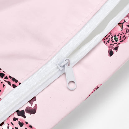Wet Dry Bag, Wet Bag for Swimsuit, Travel, Beach, Pool, Diapers, Dirty Gym Clothes, Makeup Bag, Camping Accessories, Waterproof Reusable Jungle Tropical Leaves Cheetah Print