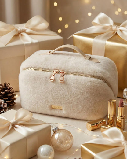 Travel Makeup Bag, Large Capacity Cosmetic Bag for Women, Waterproof PU Leather, Flat Open Portable Toiletry Bag for Skincare, Brushes & Travel Essentials - Colors A