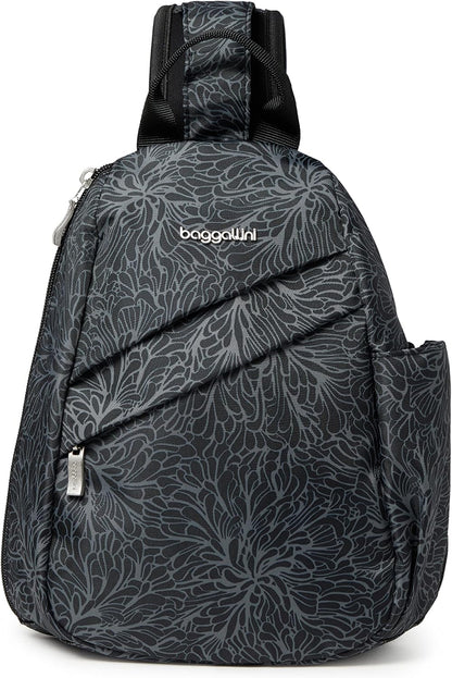 Medium Sling Backpack - 9"x11" Lightweight Sling Bag with Convertible Adjustable Shoulder Strap