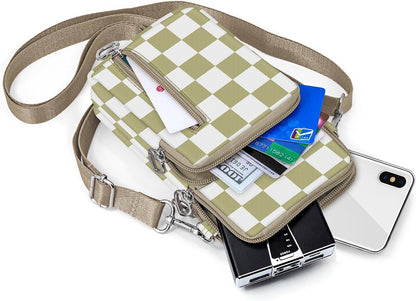 Lightweight Small Crossbody bags Cell Phone Purses Travel Pouch Shoulder Bag for Women - Colors A