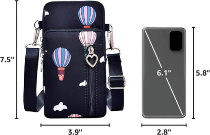 Lightweight Small Crossbody bags Cell Phone Purses Travel Pouch Shoulder Bag for Women - Colors A