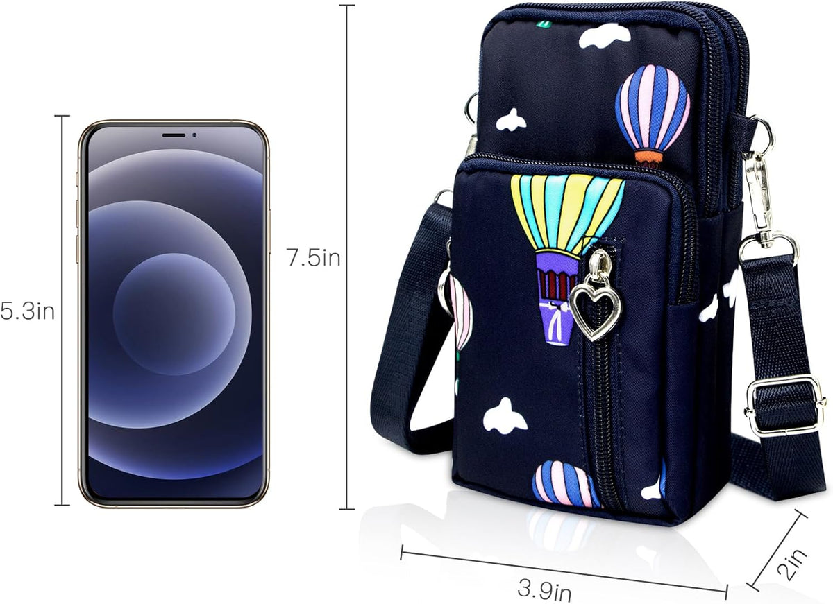 Lightweight Small Crossbody bags Cell Phone Purses Travel Pouch Shoulder Bag for Women - Colors A