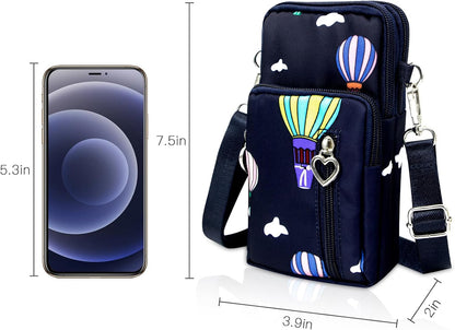Lightweight Small Crossbody bags Cell Phone Purses Travel Pouch Shoulder Bag for Women - Colors A