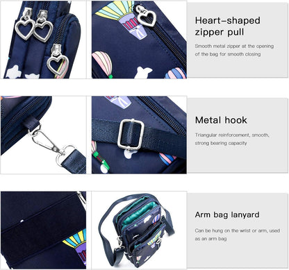 Lightweight Small Crossbody bags Cell Phone Purses Travel Pouch Shoulder Bag for Women - Colors A