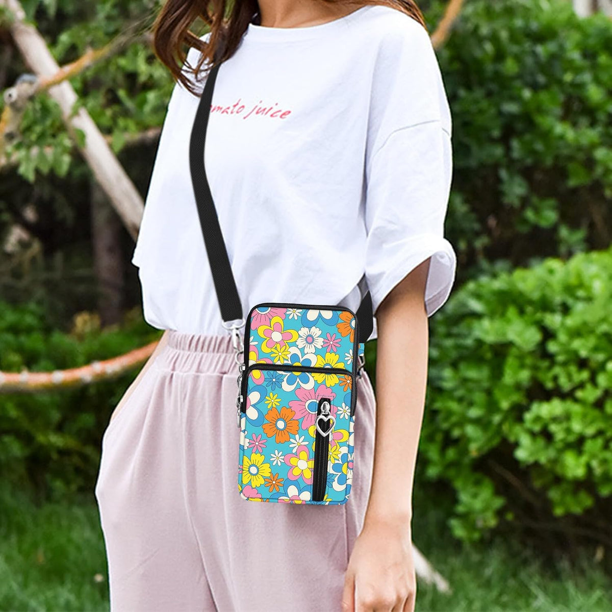 Lightweight Small Crossbody bags Cell Phone Purses Travel Pouch Shoulder Bag for Women - Colors A