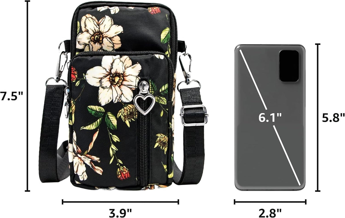 Lightweight Small Crossbody bags Cell Phone Purses Travel Pouch Shoulder Bag for Women - Colors A