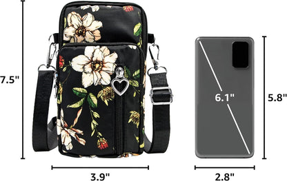 Lightweight Small Crossbody bags Cell Phone Purses Travel Pouch Shoulder Bag for Women - Colors A