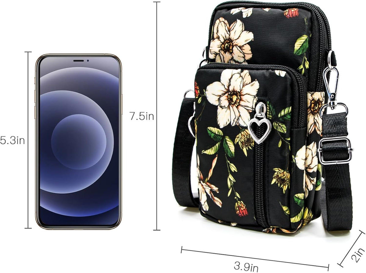Lightweight Small Crossbody bags Cell Phone Purses Travel Pouch Shoulder Bag for Women - Colors A