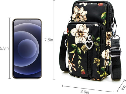 Lightweight Small Crossbody bags Cell Phone Purses Travel Pouch Shoulder Bag for Women - Colors A