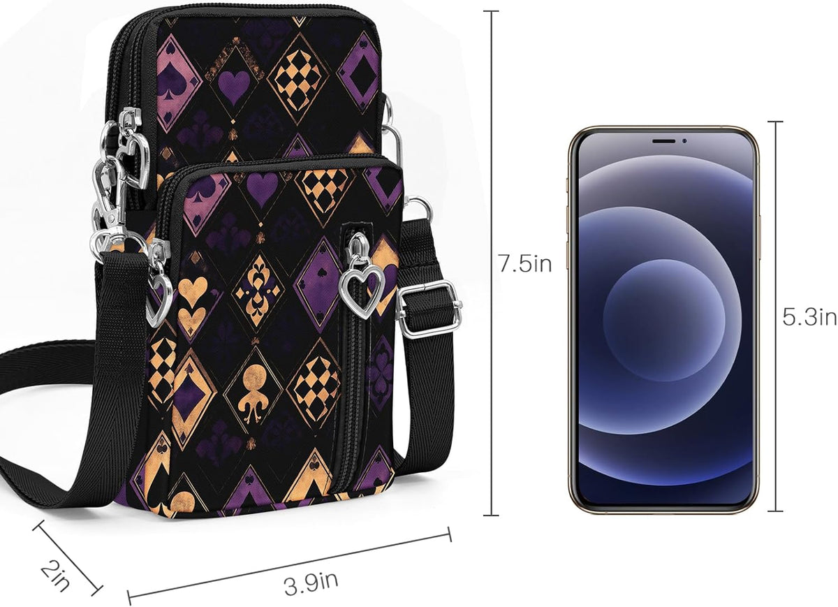 Lightweight Small Crossbody bags Cell Phone Purses Travel Pouch Shoulder Bag for Women - Colors A