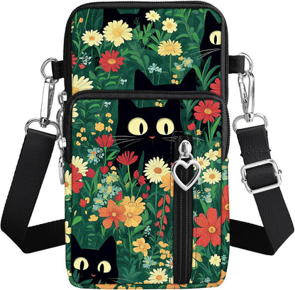 Lightweight Small Crossbody bags Cell Phone Purses Travel Pouch Shoulder Bag for Women - Colors A