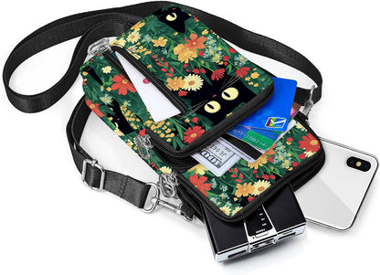 Lightweight Small Crossbody bags Cell Phone Purses Travel Pouch Shoulder Bag for Women - Colors A