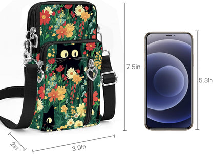 Lightweight Small Crossbody bags Cell Phone Purses Travel Pouch Shoulder Bag for Women - Colors A
