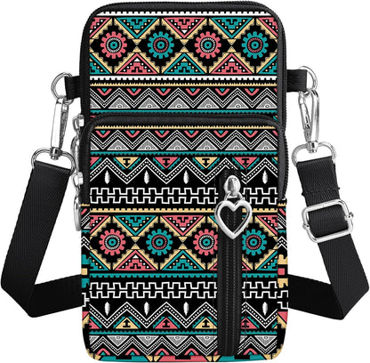 Lightweight Small Crossbody bags Cell Phone Purses Travel Pouch Shoulder Bag for Women - Colors A