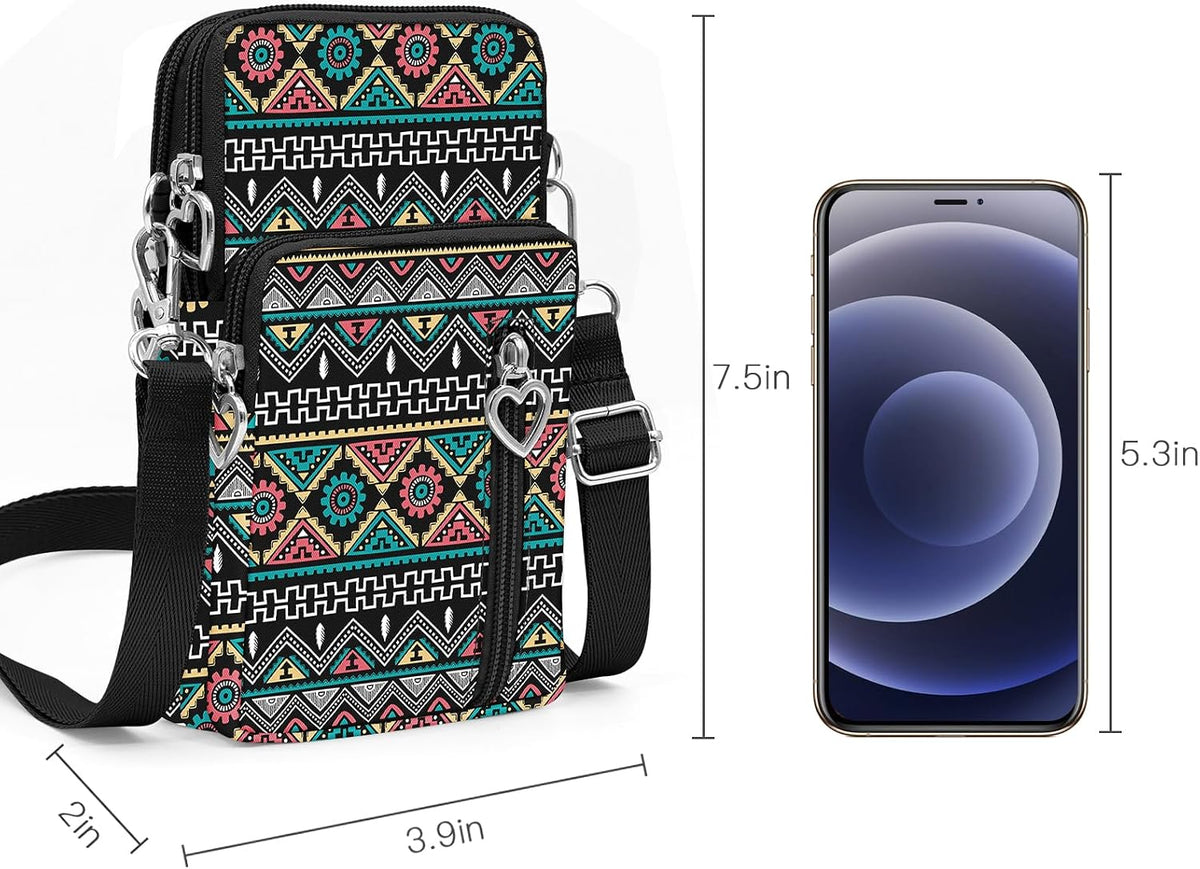 Lightweight Small Crossbody bags Cell Phone Purses Travel Pouch Shoulder Bag for Women - Colors A