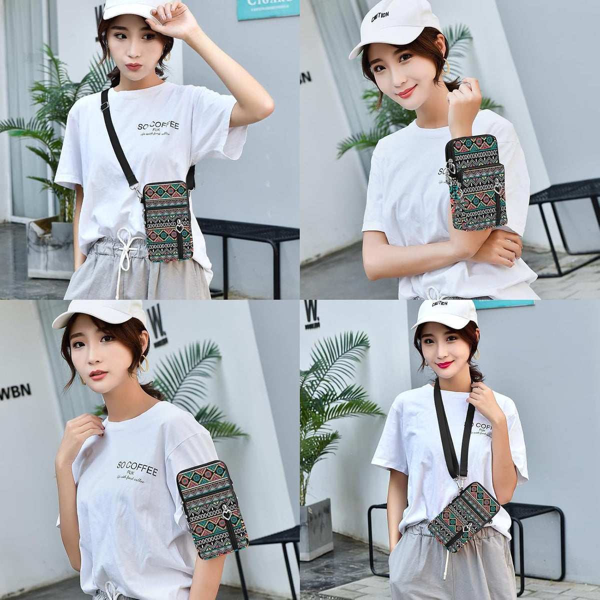 Lightweight Small Crossbody bags Cell Phone Purses Travel Pouch Shoulder Bag for Women - Colors A