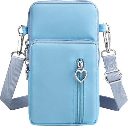 Lightweight Small Crossbody bags Cell Phone Purses Travel Pouch Shoulder Bag for Women - Colors A