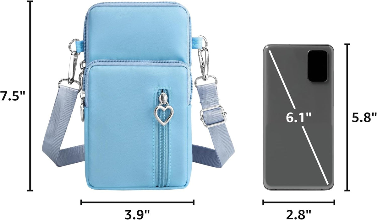 Lightweight Small Crossbody bags Cell Phone Purses Travel Pouch Shoulder Bag for Women - Colors A
