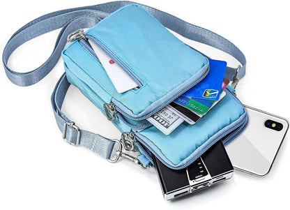 Lightweight Small Crossbody bags Cell Phone Purses Travel Pouch Shoulder Bag for Women - Colors A