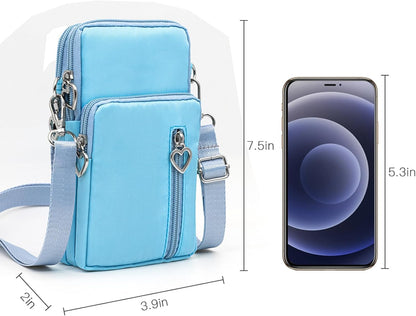 Lightweight Small Crossbody bags Cell Phone Purses Travel Pouch Shoulder Bag for Women - Colors A