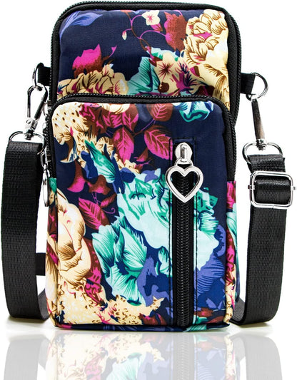 Lightweight Small Crossbody bags Cell Phone Purses Travel Pouch Shoulder Bag for Women - Colors A