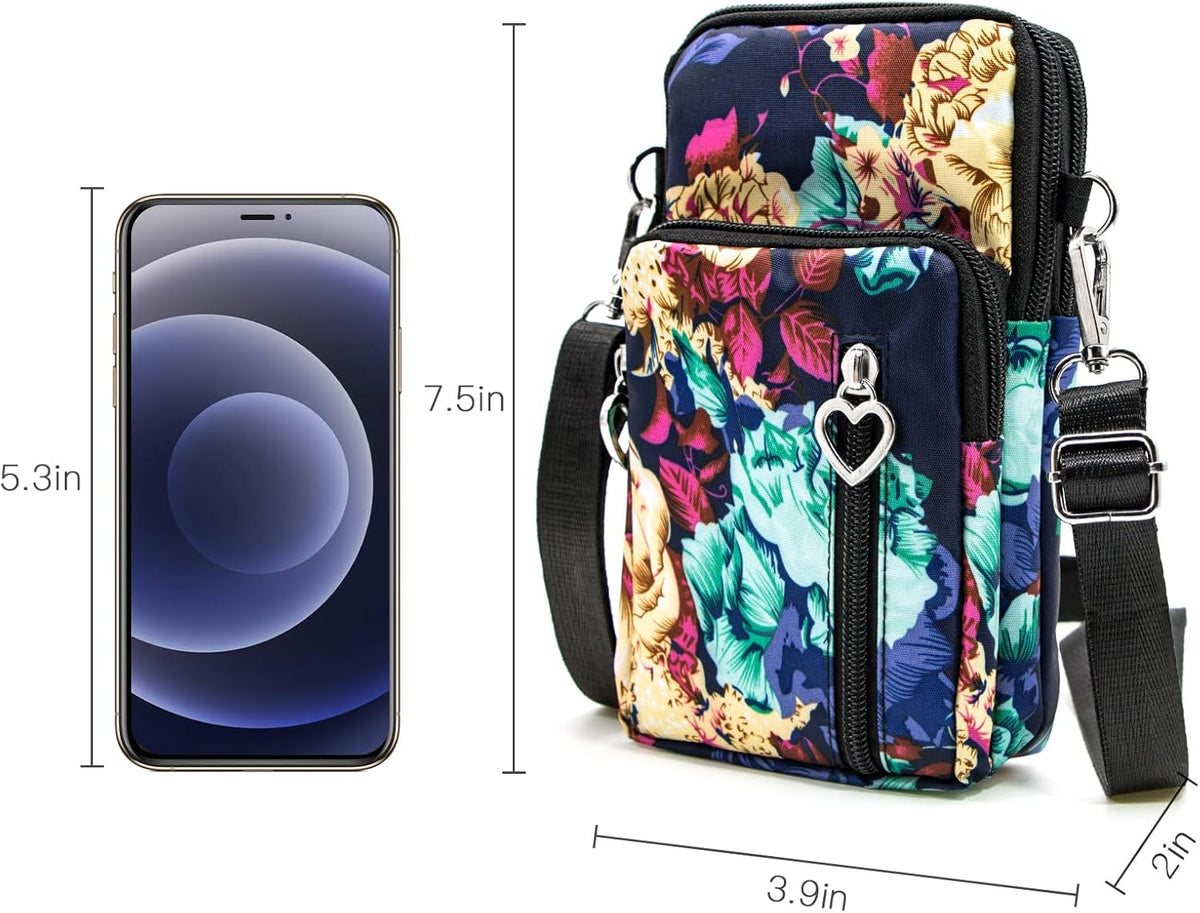 Lightweight Small Crossbody bags Cell Phone Purses Travel Pouch Shoulder Bag for Women - Colors A