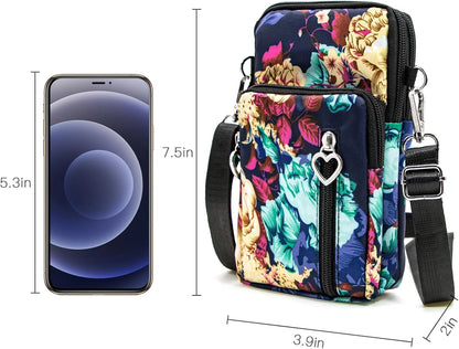 Lightweight Small Crossbody bags Cell Phone Purses Travel Pouch Shoulder Bag for Women - Colors A