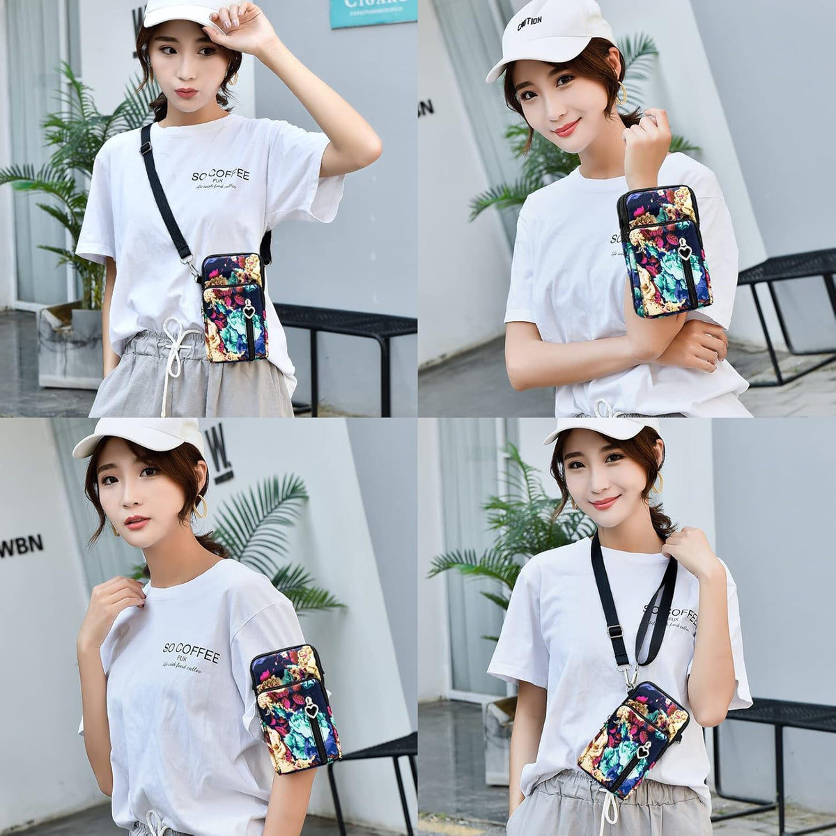 Lightweight Small Crossbody bags Cell Phone Purses Travel Pouch Shoulder Bag for Women - Colors A