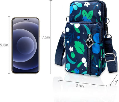 Lightweight Small Crossbody bags Cell Phone Purses Travel Pouch Shoulder Bag for Women - Colors A