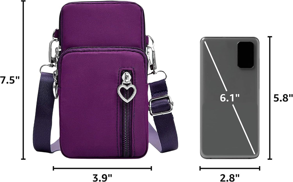 Lightweight Small Crossbody bags Cell Phone Purses Travel Pouch Shoulder Bag for Women - Colors A