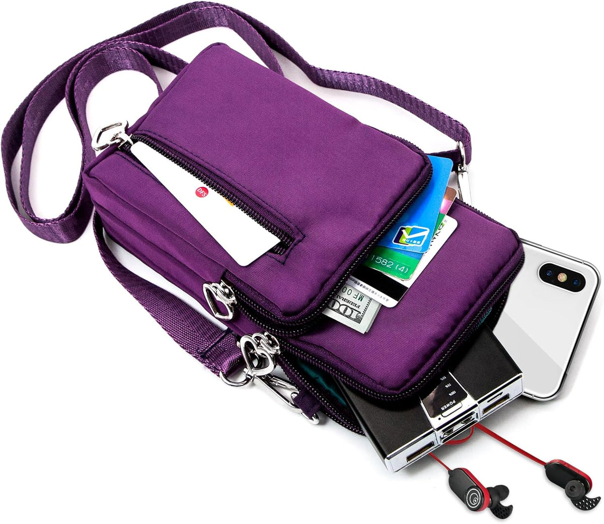 Lightweight Small Crossbody bags Cell Phone Purses Travel Pouch Shoulder Bag for Women - Colors A