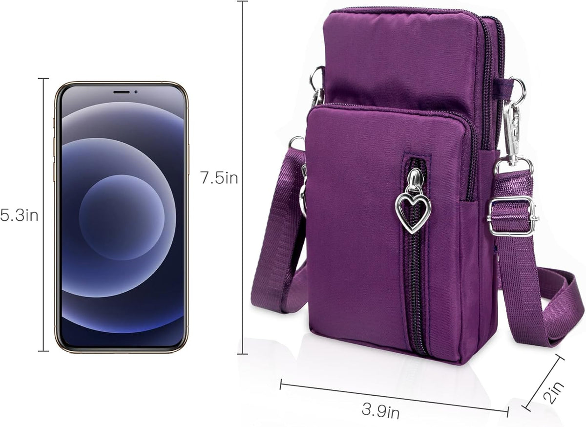 Lightweight Small Crossbody bags Cell Phone Purses Travel Pouch Shoulder Bag for Women - Colors A