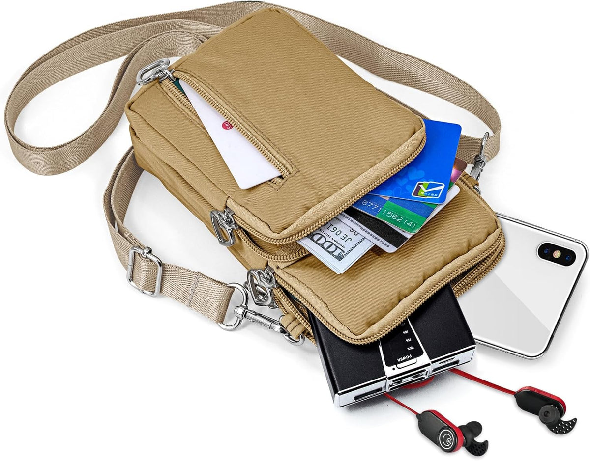 Lightweight Small Crossbody bags Cell Phone Purses Travel Pouch Shoulder Bag for Women - Colors A