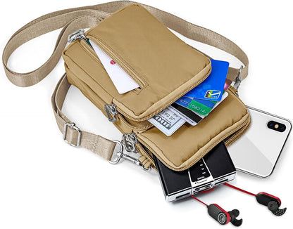 Lightweight Small Crossbody bags Cell Phone Purses Travel Pouch Shoulder Bag for Women - Colors A