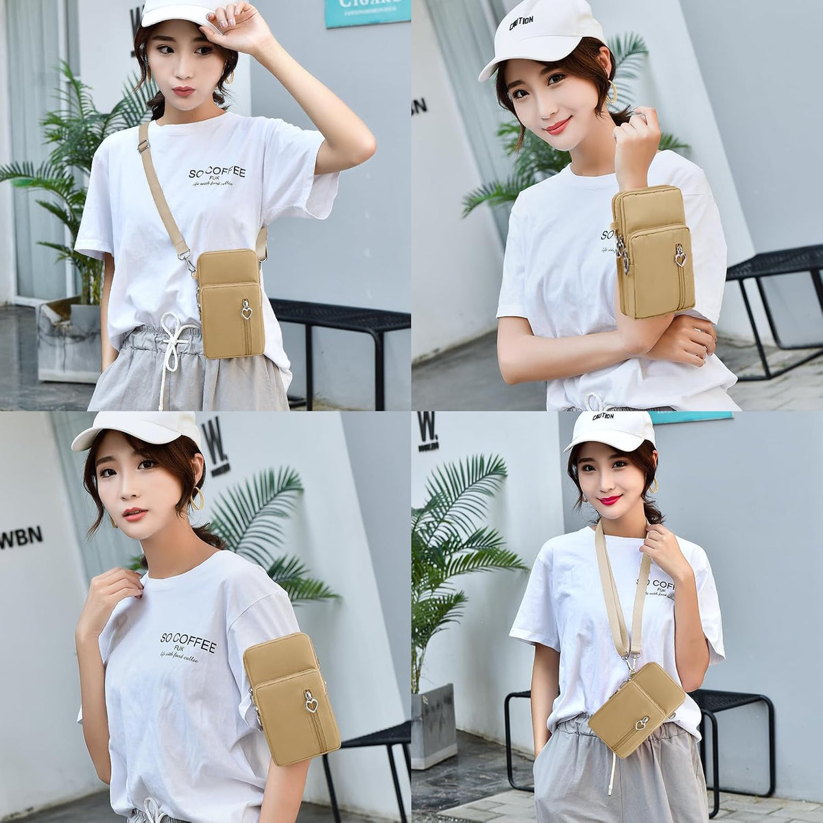Lightweight Small Crossbody bags Cell Phone Purses Travel Pouch Shoulder Bag for Women - Colors A