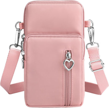 Lightweight Small Crossbody bags Cell Phone Purses Travel Pouch Shoulder Bag for Women - Colors A