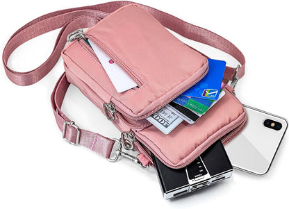 Lightweight Small Crossbody bags Cell Phone Purses Travel Pouch Shoulder Bag for Women - Colors A