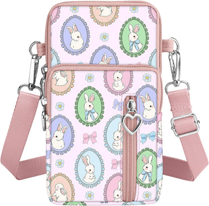 Lightweight Small Crossbody bags Cell Phone Purses Travel Pouch Shoulder Bag for Women - Colors A