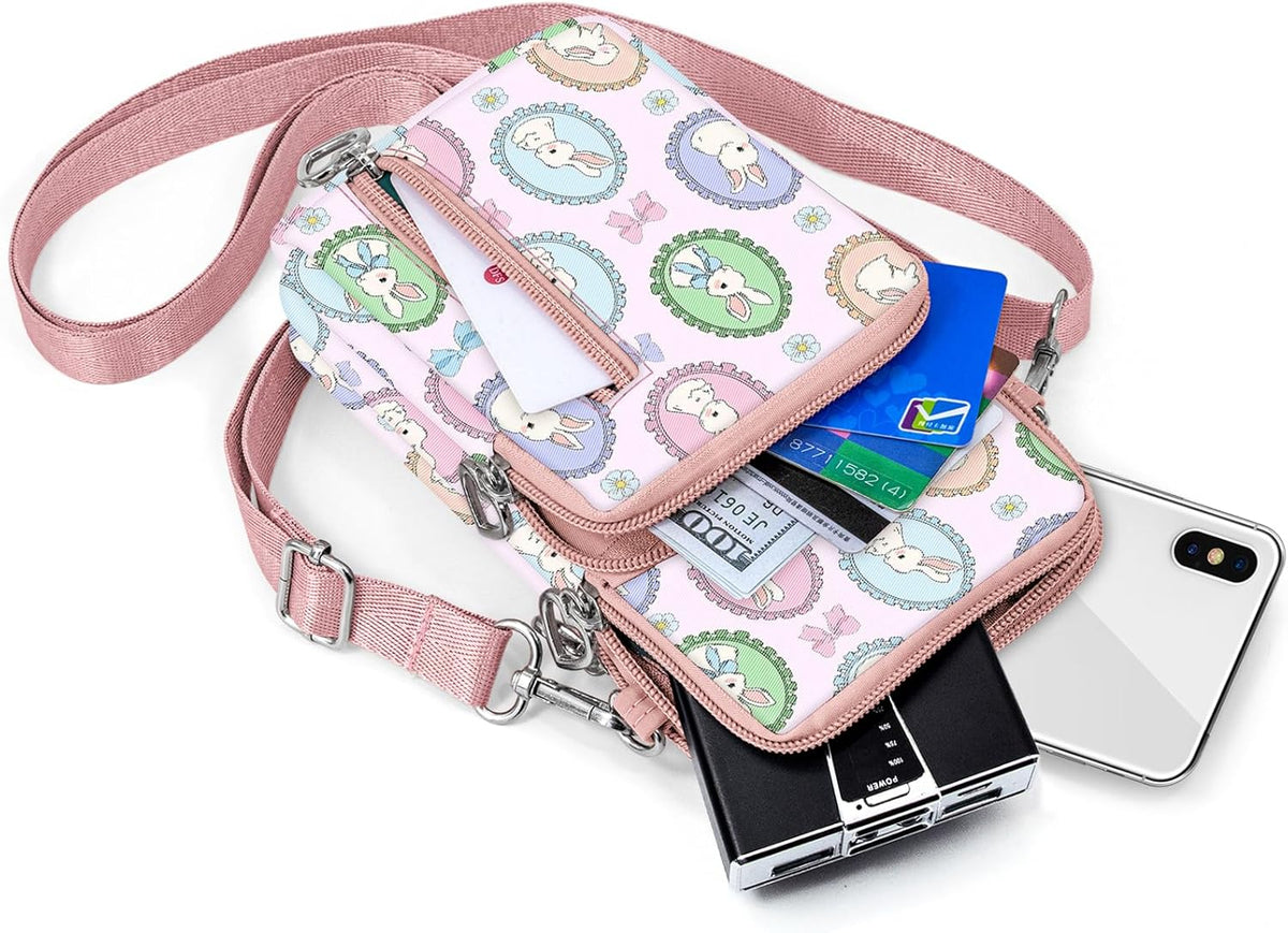 Lightweight Small Crossbody bags Cell Phone Purses Travel Pouch Shoulder Bag for Women - Colors A