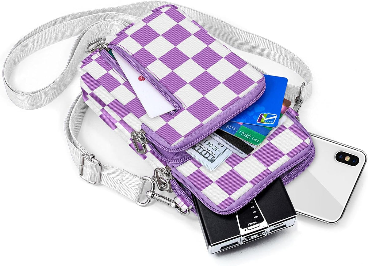 Lightweight Small Crossbody bags Cell Phone Purses Travel Pouch Shoulder Bag for Women - Colors A