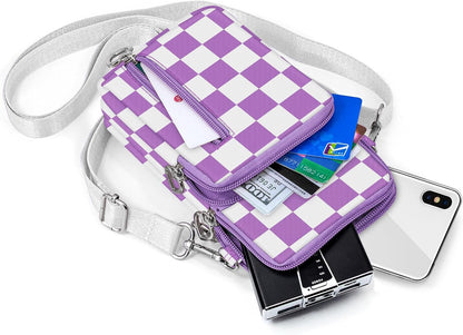 Lightweight Small Crossbody bags Cell Phone Purses Travel Pouch Shoulder Bag for Women - Colors A