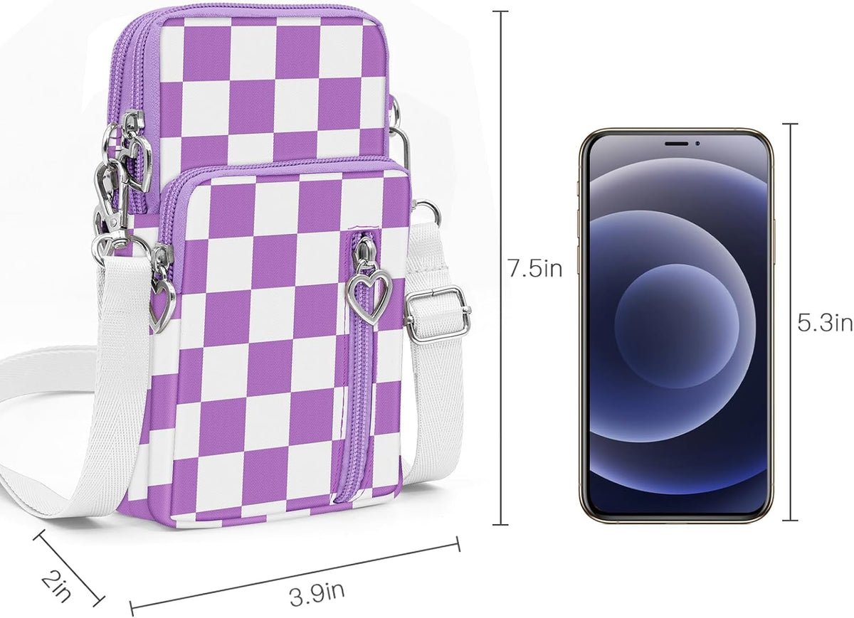 Lightweight Small Crossbody bags Cell Phone Purses Travel Pouch Shoulder Bag for Women - Colors A
