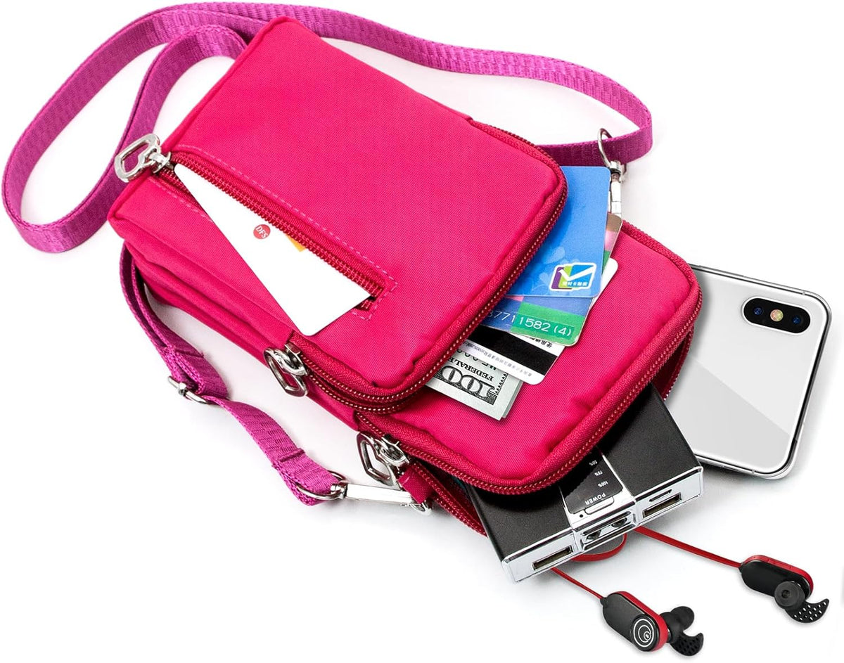 Lightweight Small Crossbody bags Cell Phone Purses Travel Pouch Shoulder Bag for Women - Colors A