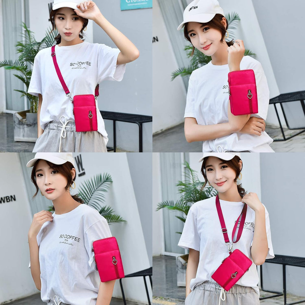 Lightweight Small Crossbody bags Cell Phone Purses Travel Pouch Shoulder Bag for Women - Colors A